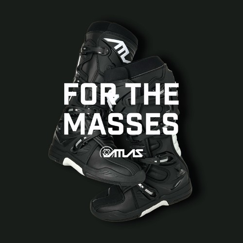 Botas de tracción Atlas para carreras y deportes de motor - adulto - talla: 7 (negro) - Imagen 3 de 9