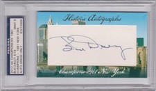 Bud Daley New York Yankees 2012 HA PSA DNA Auto 9 4t All-Star 1961 1962 WS Champ