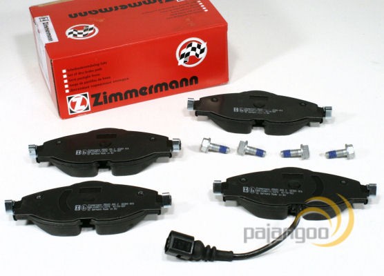 Zimmermann BremsbeläGe + Warnkontakt Vorne FüR VW Sharan-image