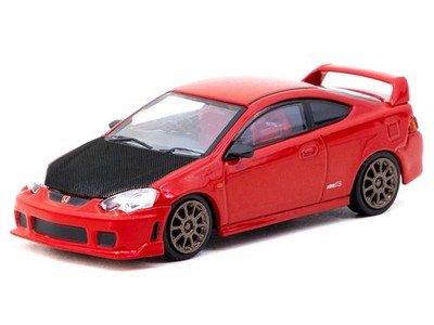 HONDA INTEGRA TYPE R DC5 CUSTOM RHD RED 1/64 MODEL BY TARMAC WORKS