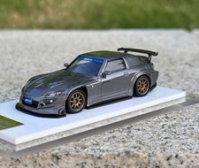 GB Onemodel 1:64 Gray JDM JS AP S2000 Racing Sports Model Diecast Resin Car