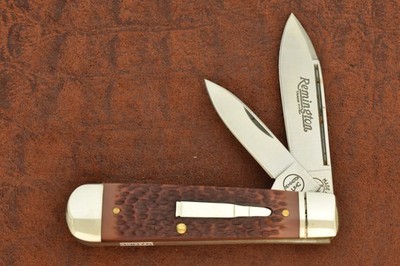 REMINGTON UMC USA BULLET KNIFE JIGGED DELRIN HEAVY PREMIUM JACK R103 1999 (33075