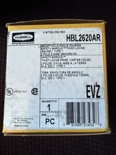 Hubbell HBL2620AR Angle twist Lock Recpt 30A 250