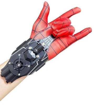 Web Shooter Launcher String Toy elektrische Rolle in Spider Web Shooters Neu DE-