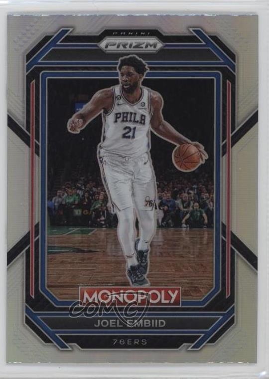 2022-23 Panini Prizm Monopoly Silver Prizm Joel Embiid #67 16m5