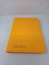 VaultX Premium Exo-Tec® Neon Orange Binder 9 Pocket - Unsealed - Unused