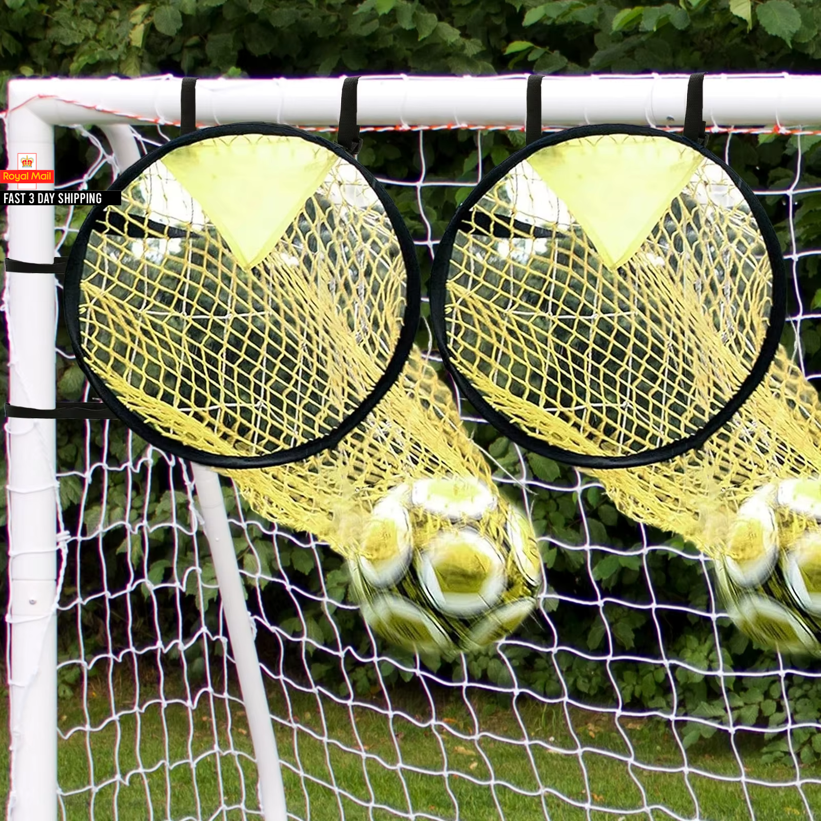 1/2Pcs Soccer Training Shooting Net Equipment Football Training Target Net Goal
