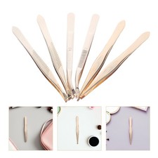 6 Pcs Lash Applicator Tool Tweezers False Eyelash Fake Eyelashes