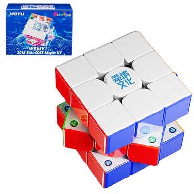 Moyu WeiLong V11 WRM 20M core MagLev UV Stickerless Magnetic 3x3 Speed Cube, ...