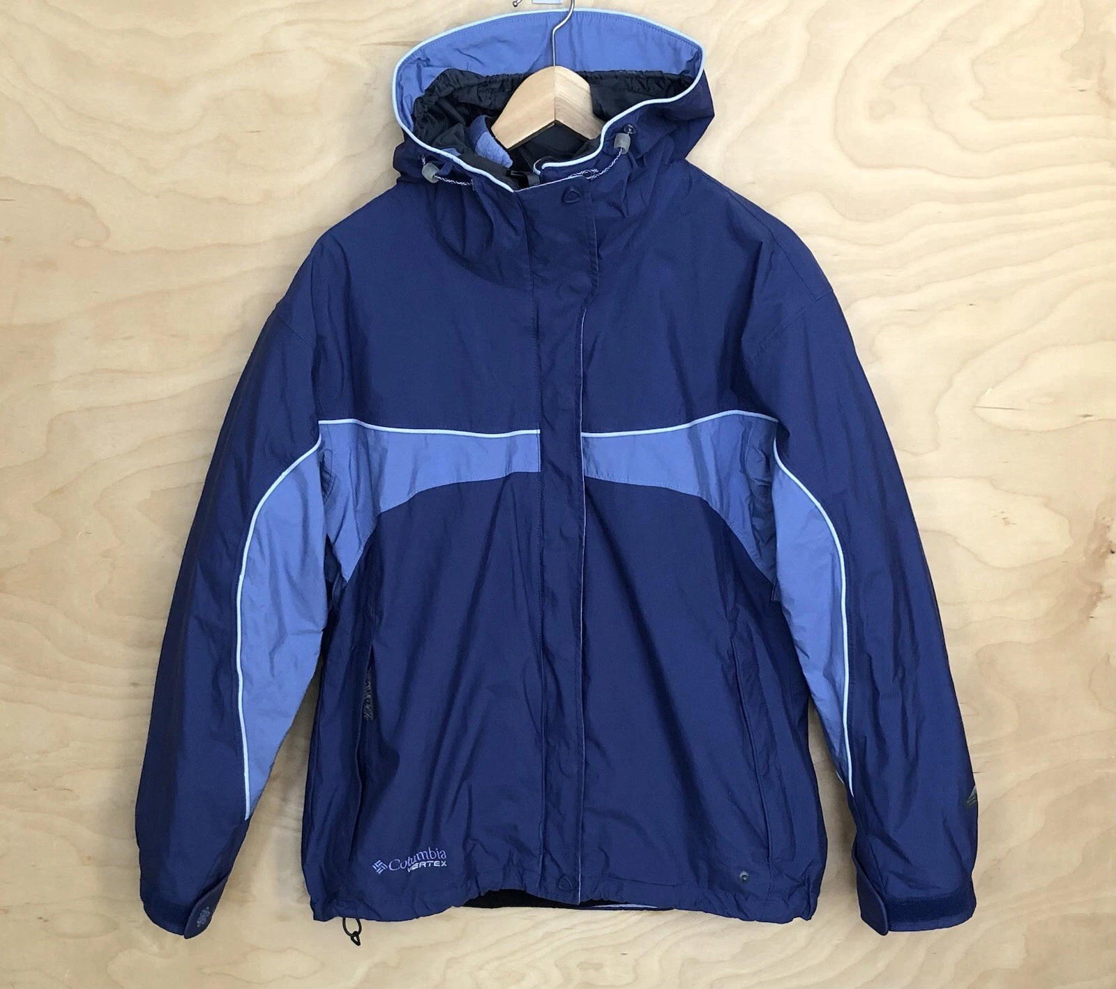 Columbia Vertex Snow Jacket Purple Lined Waterproof Breathable Ski Womens Sz L.