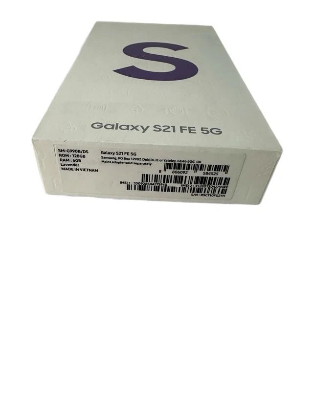 Samsung Galaxy S21 FE 5G SM-G990B/DS Lavender 128GB Brand New* UK 1 Yr Warranty  - Image 4 of 4