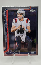 2025 Topps Chrome DRAKE MAYE Base #207 New England Patriots 1st Licensed