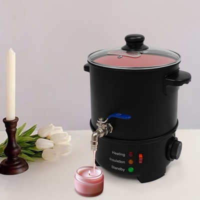 4L Electric Wax Melter Wax Melting Machine w/Temperature Control Wax Melting Pot