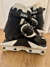 Xsjado Damien Wilson V1 Aggressive Inline Skates - Black/White - UK 9