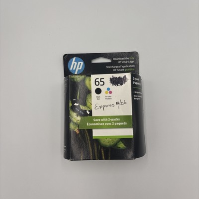 HP #65 2pack Combo Ink Cartridges 65 Black and Color NEW GENUINE