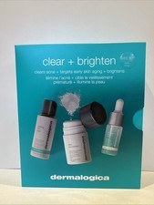 Dermalogica Clear  Brighten Set, NIB, 68 Value