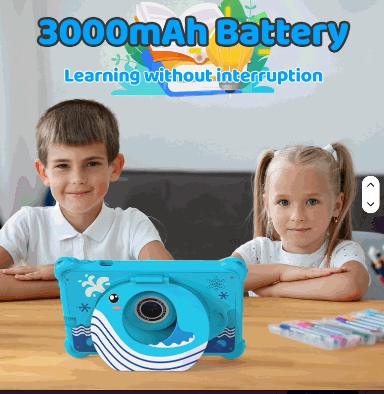 7" Kids Tablet, 4GB RAM, 32GB Storage, IPS Display, Educational Perfect Gift - Image 2 of 4