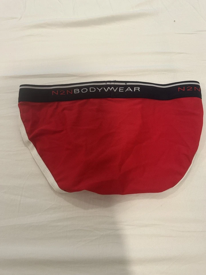 Ropa interior de bikini elástica de resolución N2N Bodywear para hombre, M nueva con etiquetas Foto 3 de 4