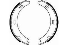 BREMSBACKENSATZ, FESTSTELLBREMSE  FÜR 124 STUFENHECK (W124) - TRW GS8208