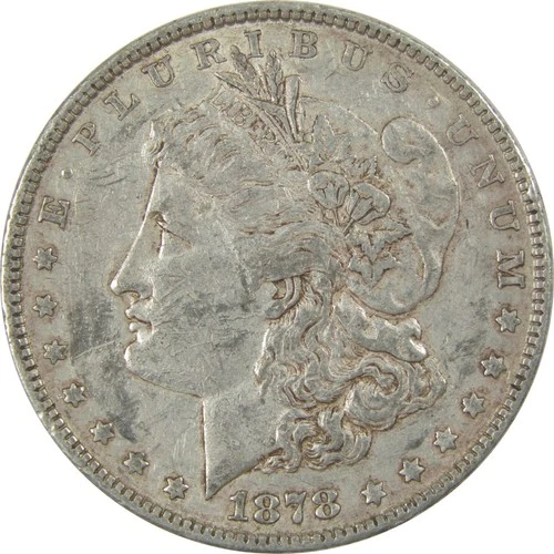 1878 7TF Rev 78 Morgan Silver Dollar XF EF Extremely Fine SKU:I24317