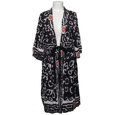 Capri Collection, Strandkleid, Größe: S, model: kiara kimono, Schwarz/Weiß #ljl