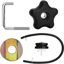 Kit Manopola e Bullone con Rondella Compatibile per Manutenzione Spazzaneve