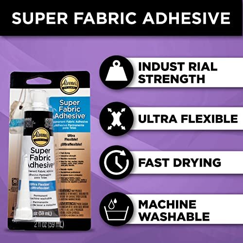 Aleene's Super Fabric Adhesive, Platinum Bond, Super-Strong, Assorted Sizes - Picture 15 of 23