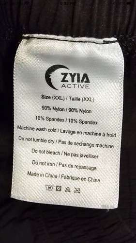 Zyia Active Womens Workflow Wide Leg Pants XXL? 👀fits Med, Black Crop Capri - Picture 8 of 9