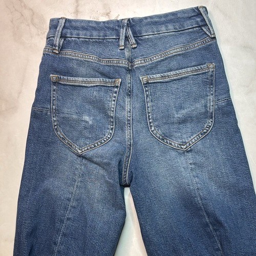 Good American Good Waist Palazzo Seamed Jeans Size 0/25 - Bild 7 von 8