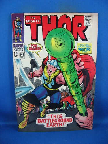 THOR 144  VF 1967 MARVEL KIRBY - Picture 1 of 2
