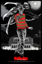 A Nightmare on Elm Street by Carles Ganya 24x36 1/50 Movie Poster Mondo LOW #1