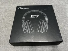 Cowin E7 Black Active Noise Cancelling Wireless Bluetooth Over The Ear Headphone