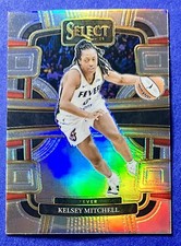 Kelsey Mitchell 2023-24 Panini Select WNBA SILVER PRIZM CONCOURSE #87 FEVER