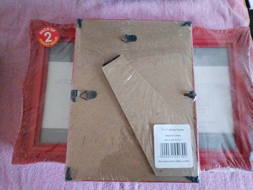 3 X Pairs 5x7" Vintage Frames, New, Sealed. - Picture 4 of 5