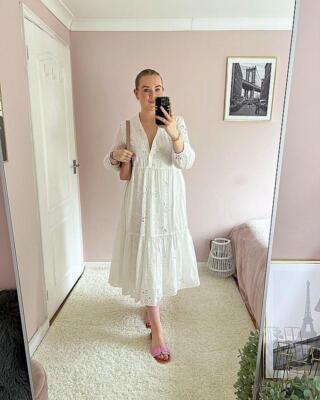 ZARA MIDI DRESS WITH CUTWORK EMBROIDERY WHITE XS-XXL REF ZARA MIDI DRESS WITH CUTWORK EMBROIDERY WHITE XS-XXL REF