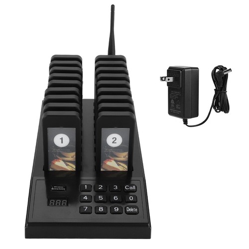 SU-666 Calling Pagers System 433.92MHz High Sensitivity 999-Channel Pager - Photo 3/12