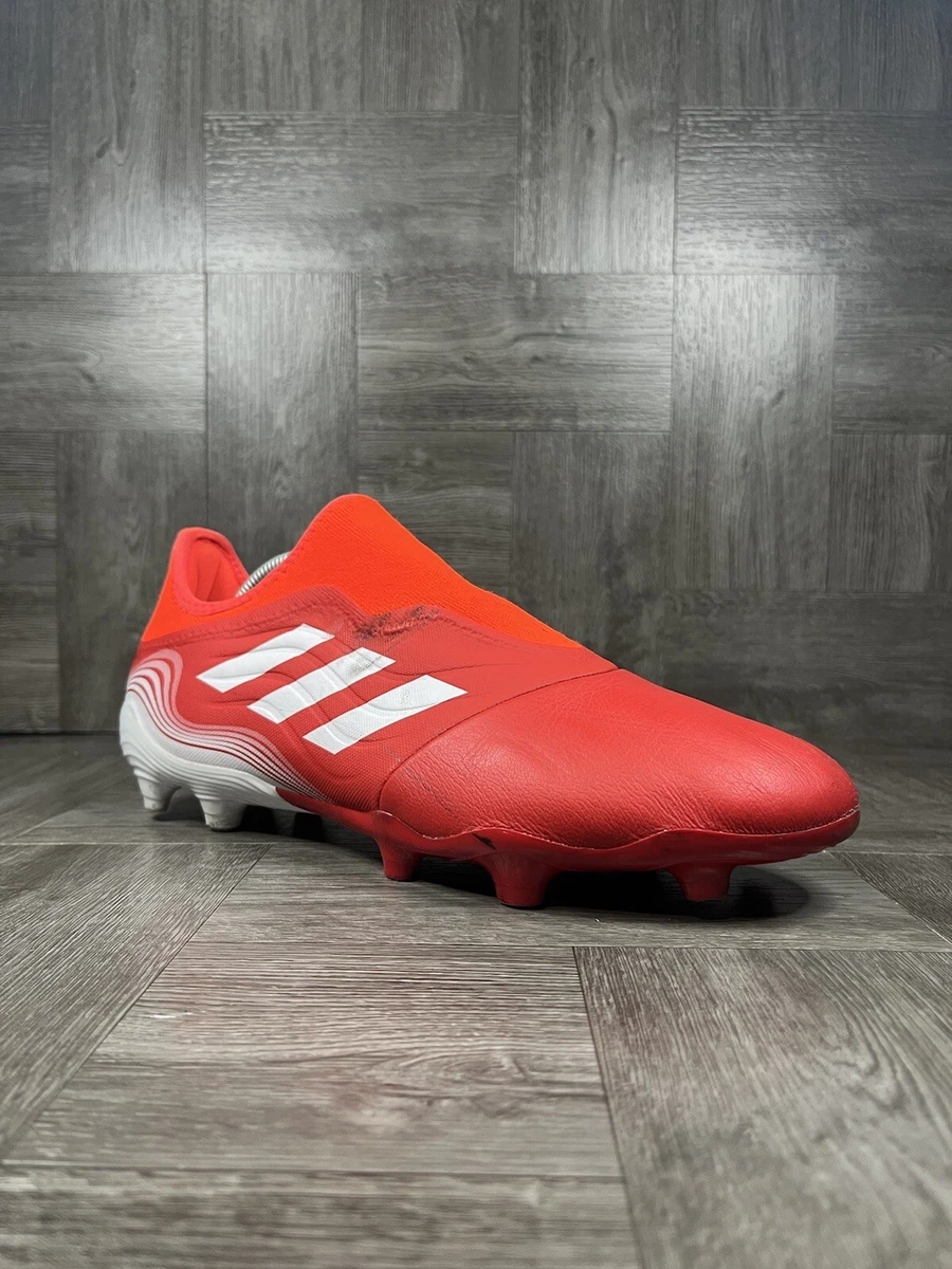 Blue laceless football boots sale