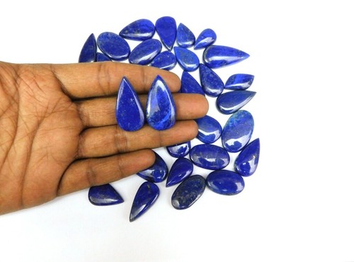 Top Quality handmade Blue Lapis Lazuli Cabochon Gemstone Lot Wholesale Lot 71448 - Picture 6 of 16