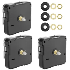 3pcs DIY Clock Parts Movement Quartz Mechanism Wall Replacement Repair Tool Kit