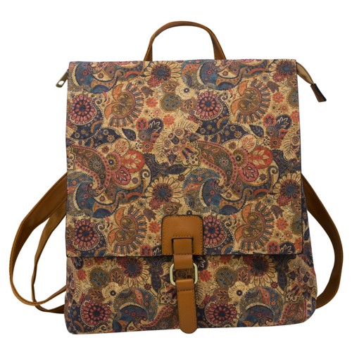 Damen keltischer Knoten Kork Rucksack Tasche Damen Riemen Schnalle Schultertasche YGC2120 - Bild 2 von 33
