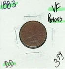 1883 INDIAN HEAD CENT ~ VF ~ POROUS ~NICE COIN~ REF# D/D