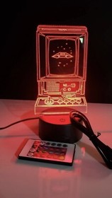 VECTREX 3D LED Acrylic Lighted Lamp 8 Colors+Remote (Show It Off)