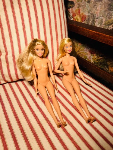 Zwei blonde Barbie Puppen 2013 2015 - Bild 3 von 8