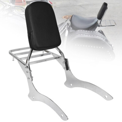 Sissy Bar Backrest w/ Luggage Rack For Yamaha VStar Dragstar 1100 XVS 1100