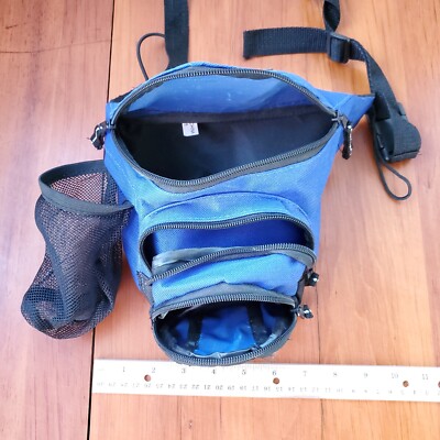 Granite Canyon Large Outdoor Hiking Fanny Pack Waist Belt Hip Bag Bottle Holder