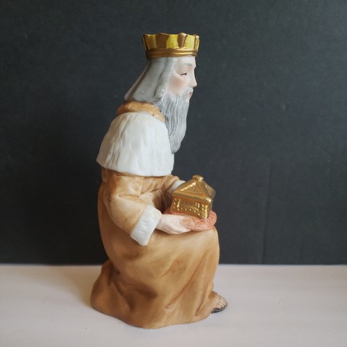 Vntg Homco Nativity 5599 Replacement Wiseman Kneeling Figurine Christmas - Picture 2 of 6