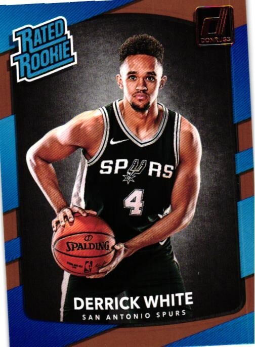 2017-18 Donruss Derrick White #172 RC San Antonio Spurs