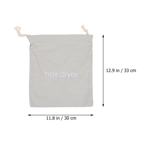 4 Pcs Tasche Mit Kordelzug Aus Segeltuch Haartrockner Tragetasche Reisen - Bild 6 von 12