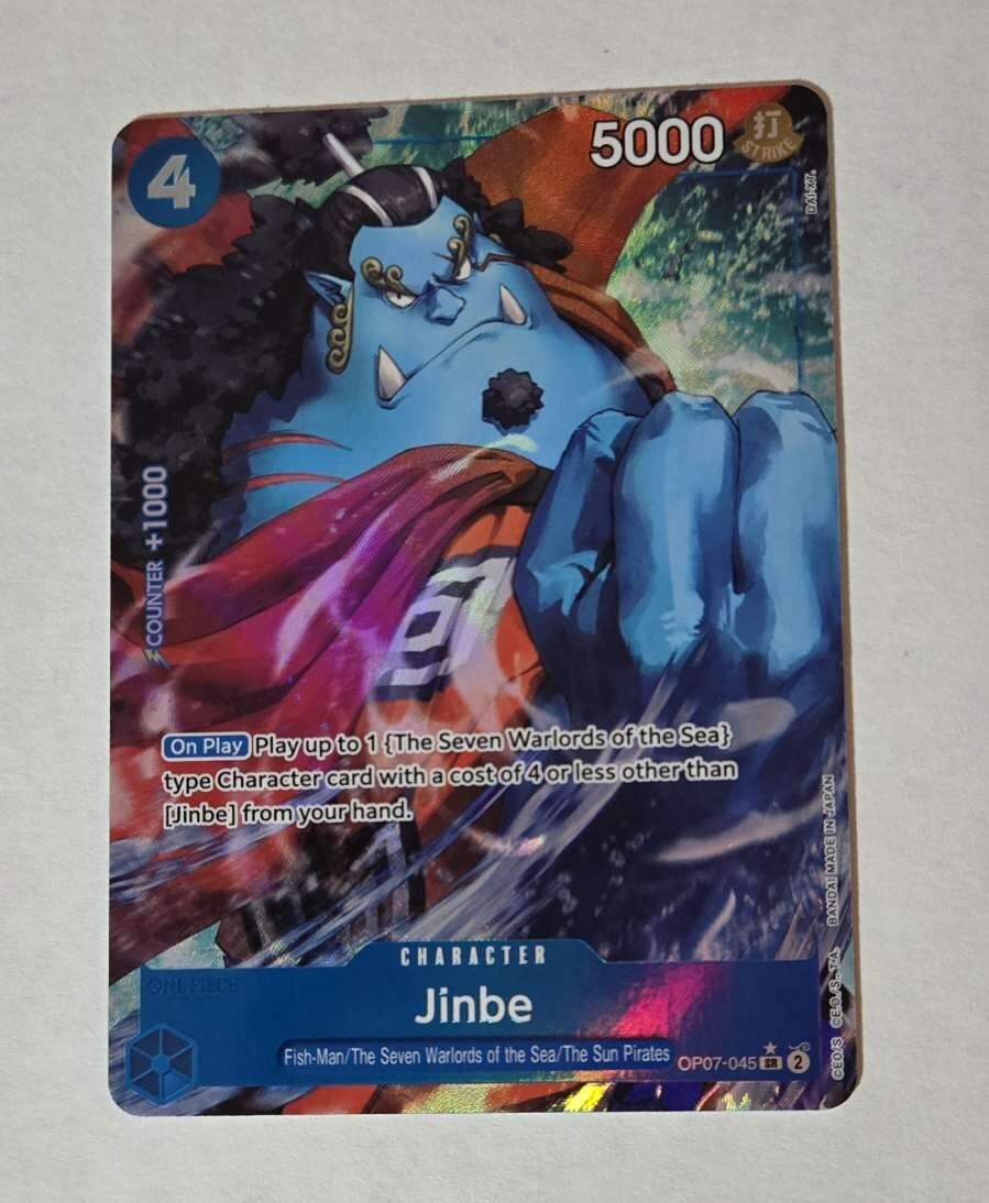 One Piece 500 Years In The Future Jinbe Alternate Alt Art OP07-045 SR