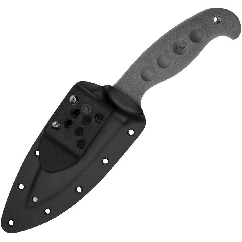 Spyderco Temperance Fixed Knife 4.5" CPM Cru-Wear Steel Blade Gray FRN Handle - Image 2 of 2